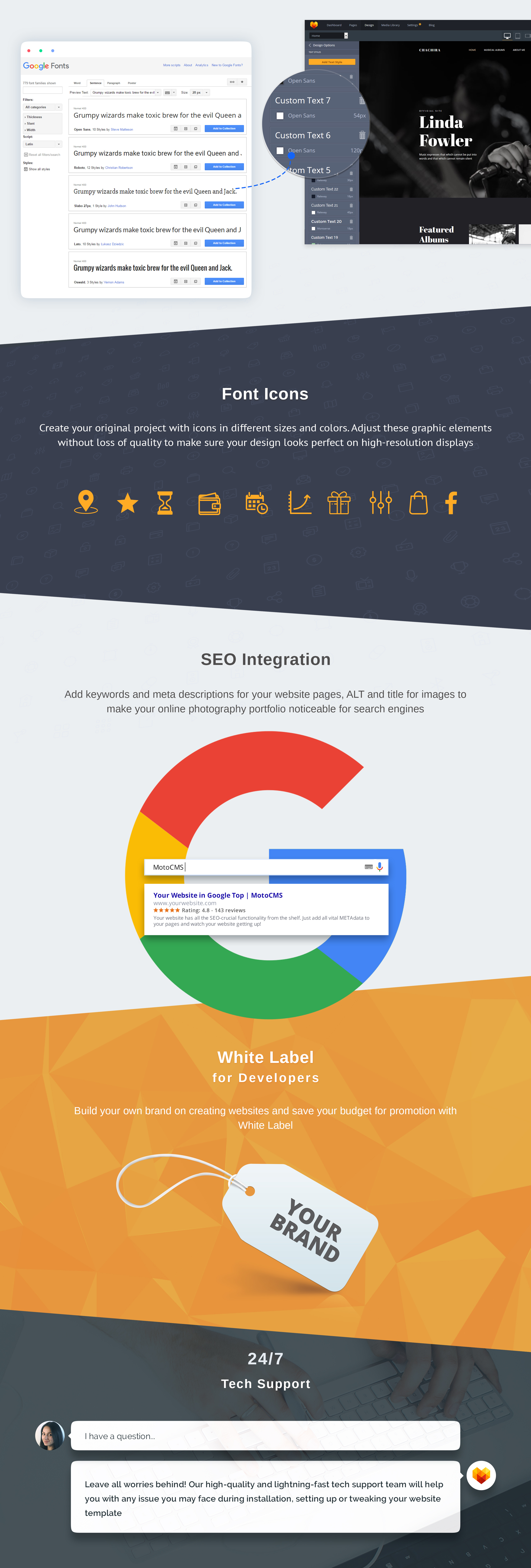 шаблон singer premium moto cms 3