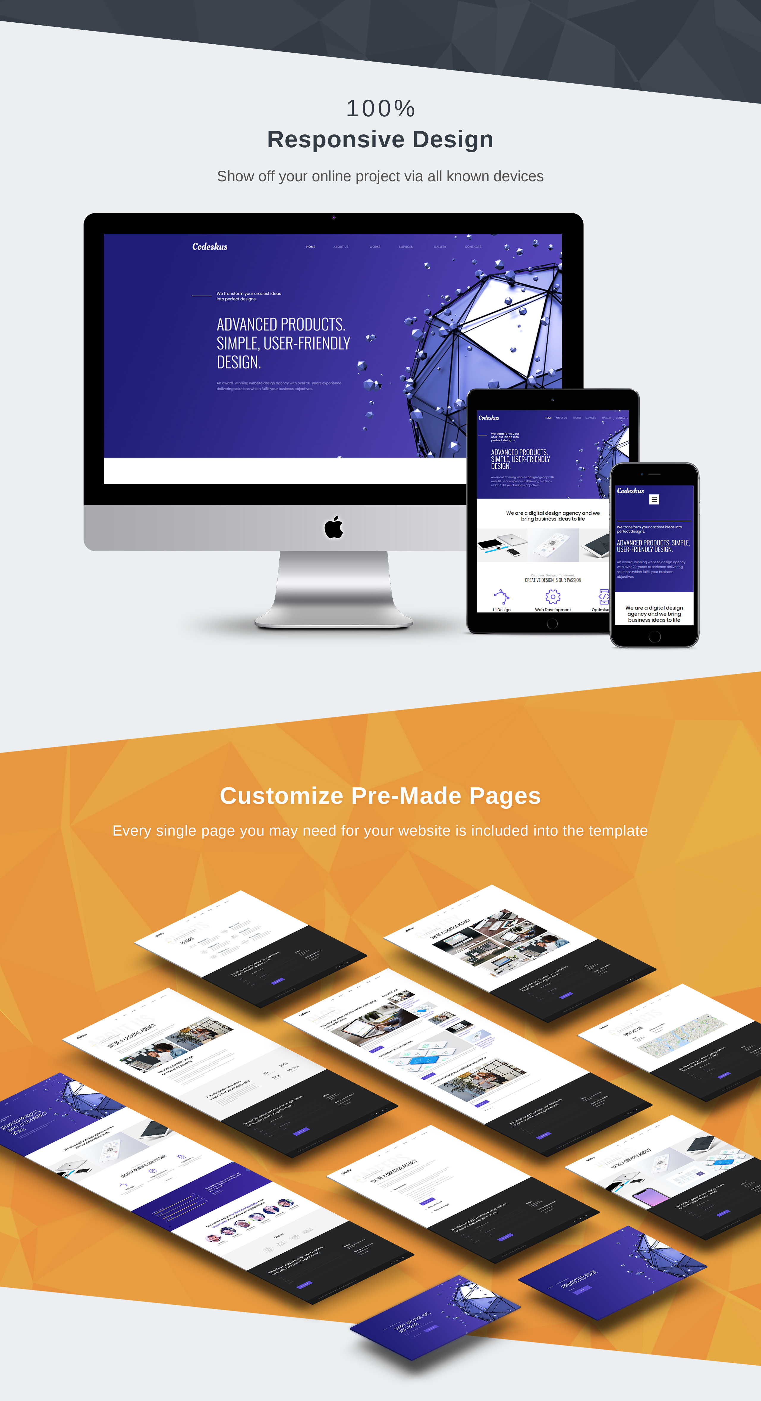 web design agency premium moto cms 3 шаблон