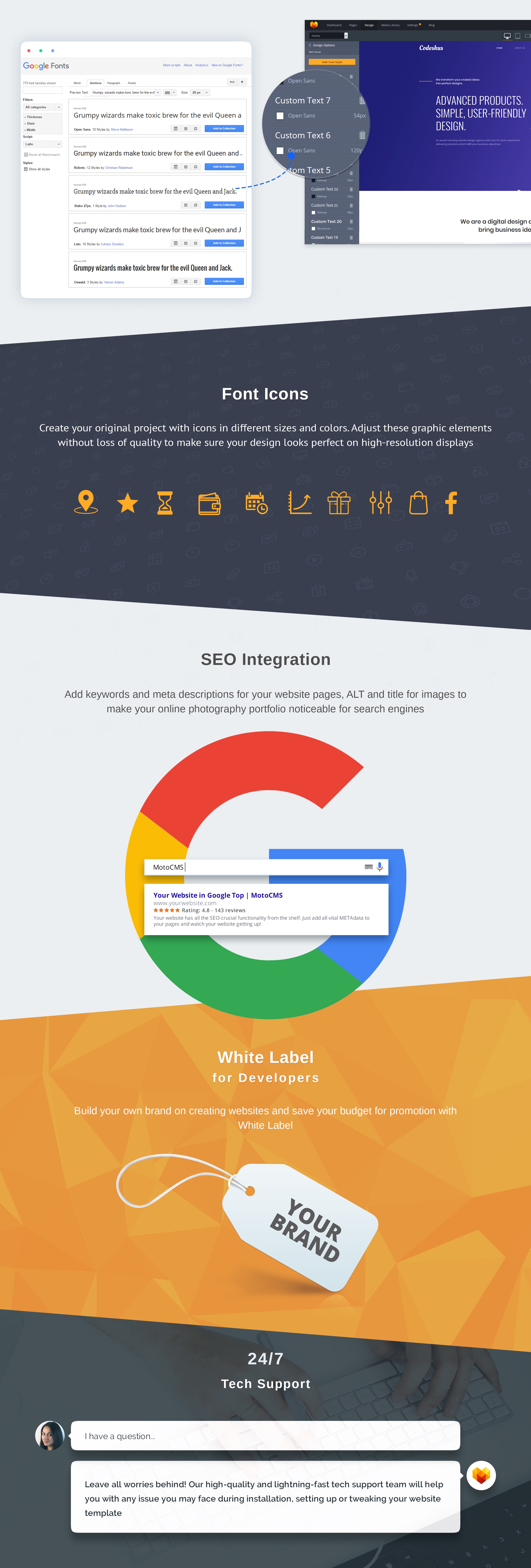 web design agency premium moto cms 3 шаблон