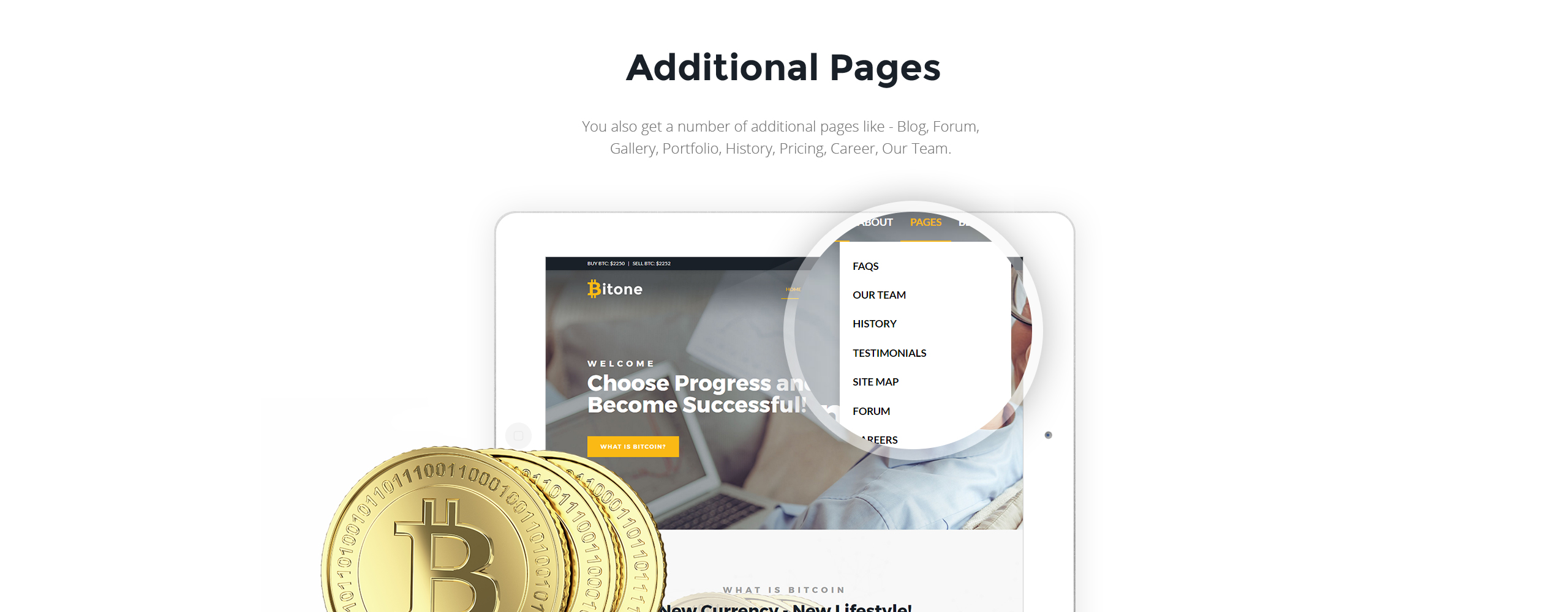 биткойн криптовалюта joomla шаблон