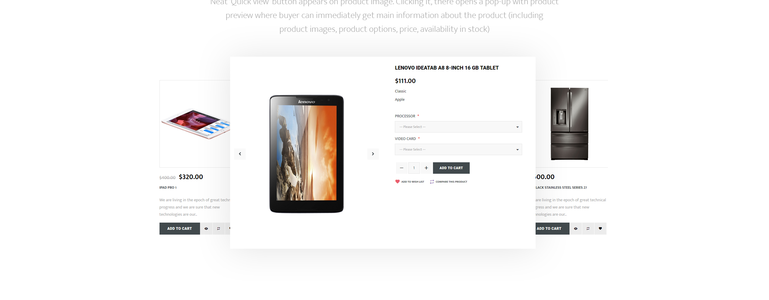 отзывчивый шаблон opencart для магазина электроники