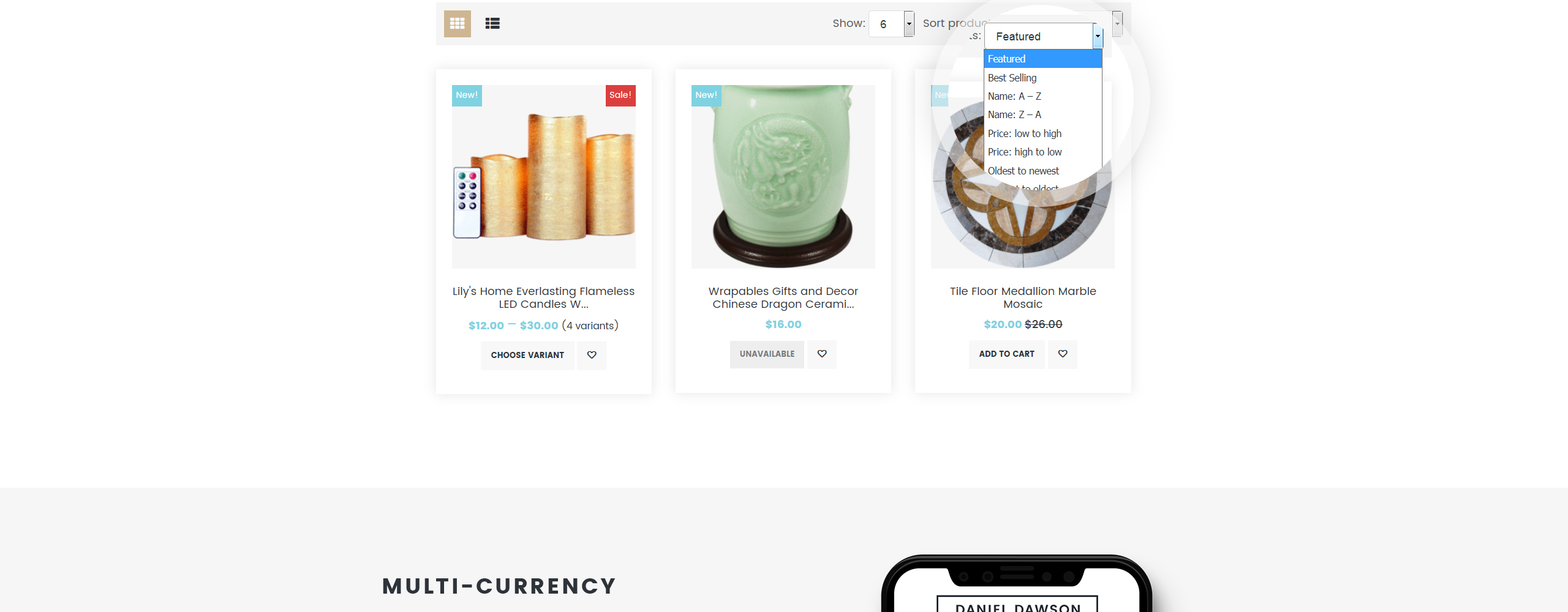 home decor отзывчивая тема shopify