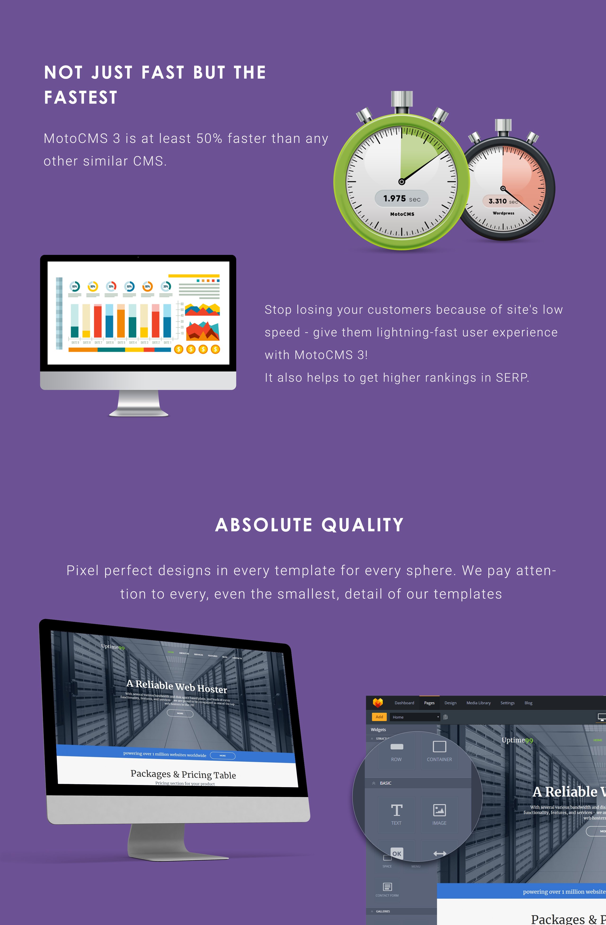 хостинг компания moto cms 3 шаблон
