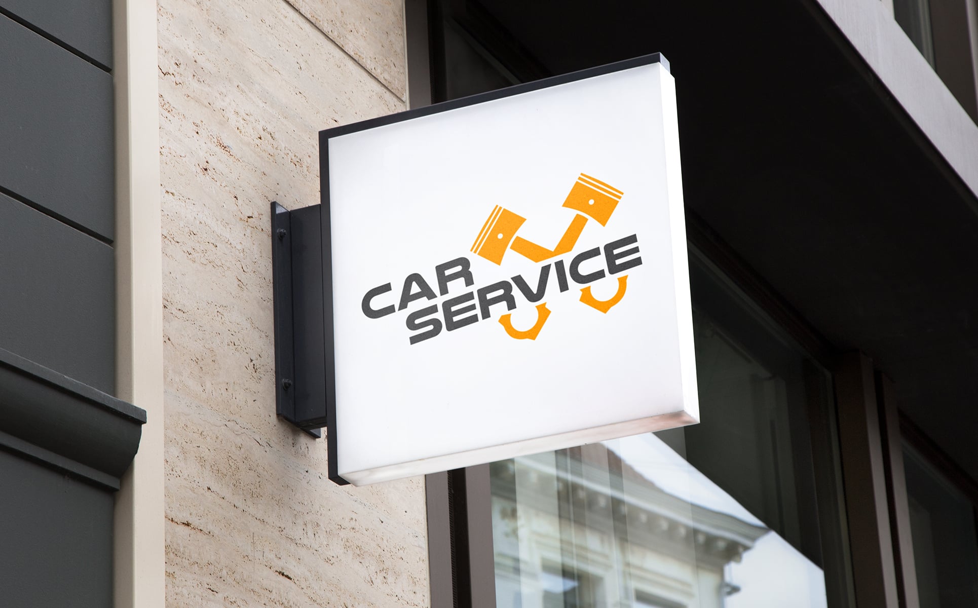 Download Шаблон логотипа "Car Repair Company Logo Template" / Car Repair Company Logo Template - Шаблон логотипа на тему графика 