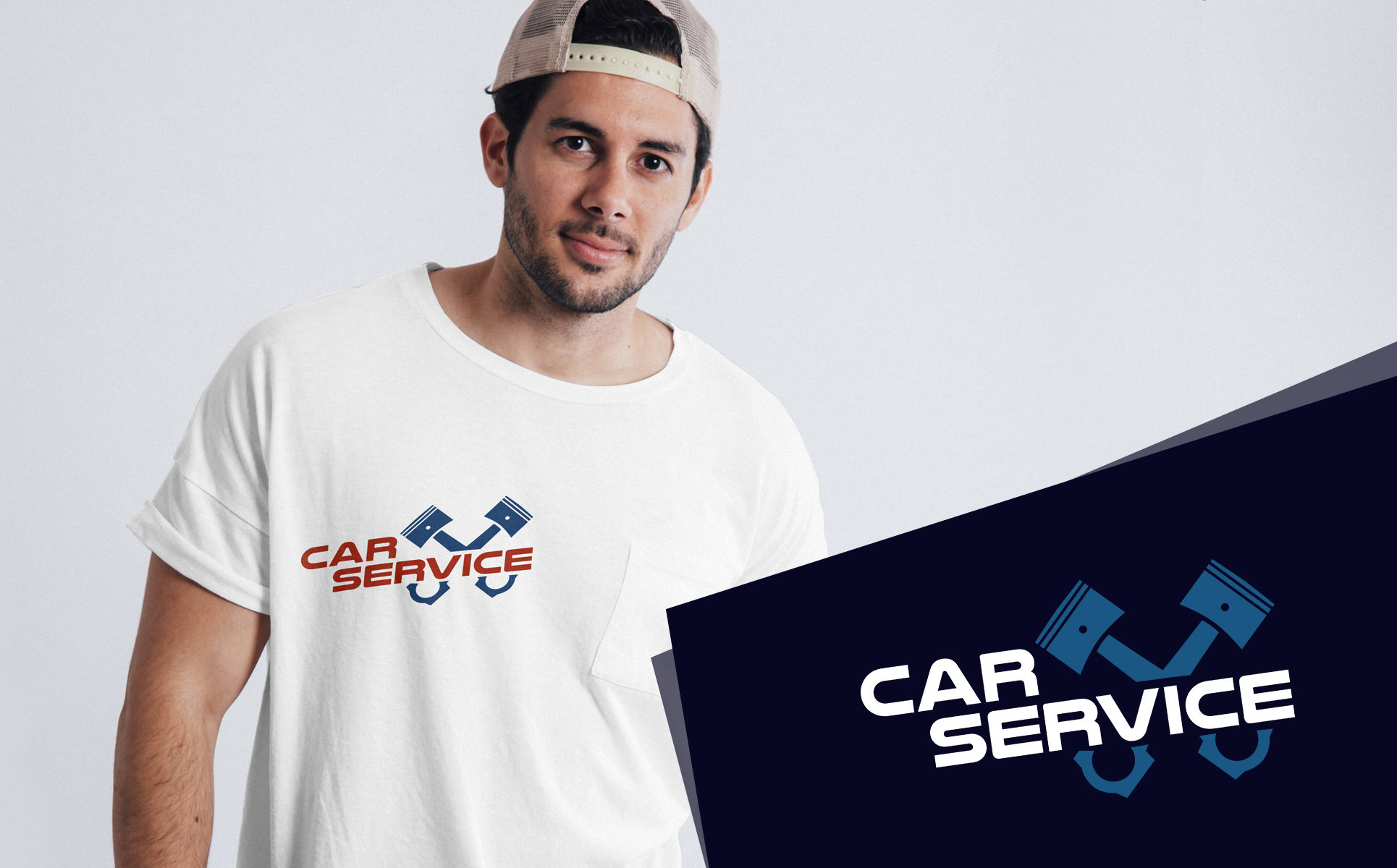Download Шаблон логотипа "Car Repair Company Logo Template" / Car Repair Company Logo Template - Шаблон логотипа на тему графика 