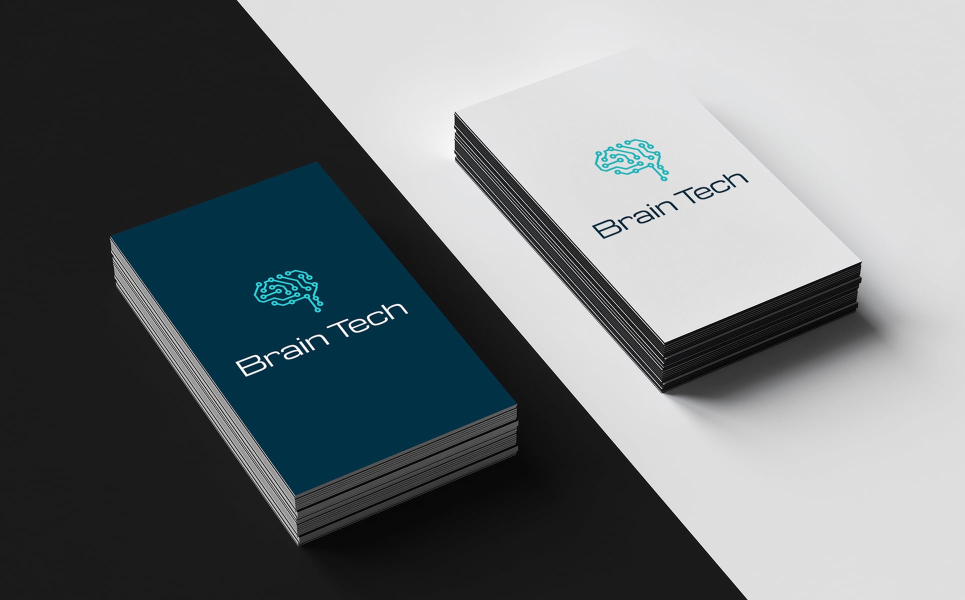 Download Шаблон логотипа "Brain Tech Logo Template" / Brain Tech Logo Template - Шаблон логотипа на тему графика 