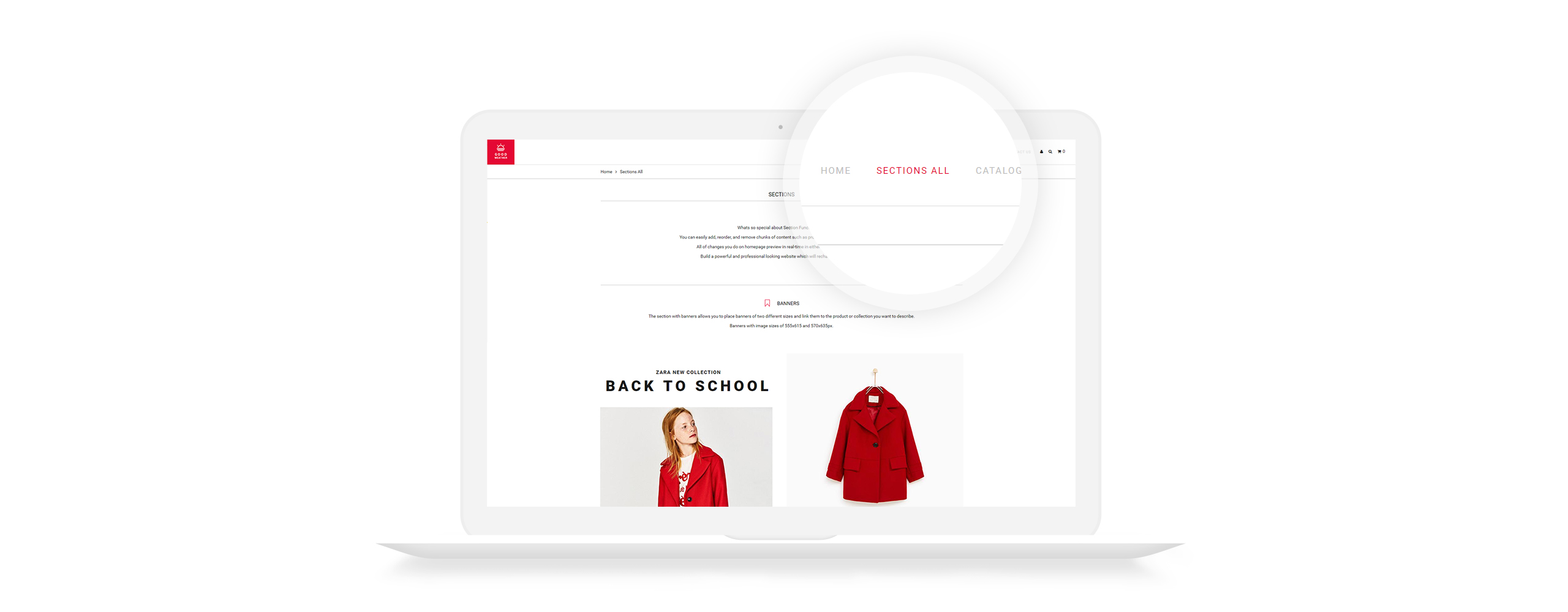 уличная одежда shopify тема