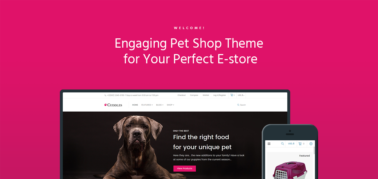 тема зоомагазина woocommerce