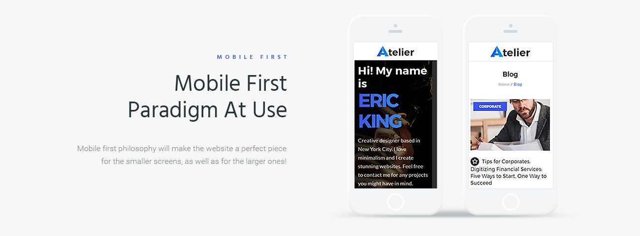 atelier design &amp; photography template wordpress theme