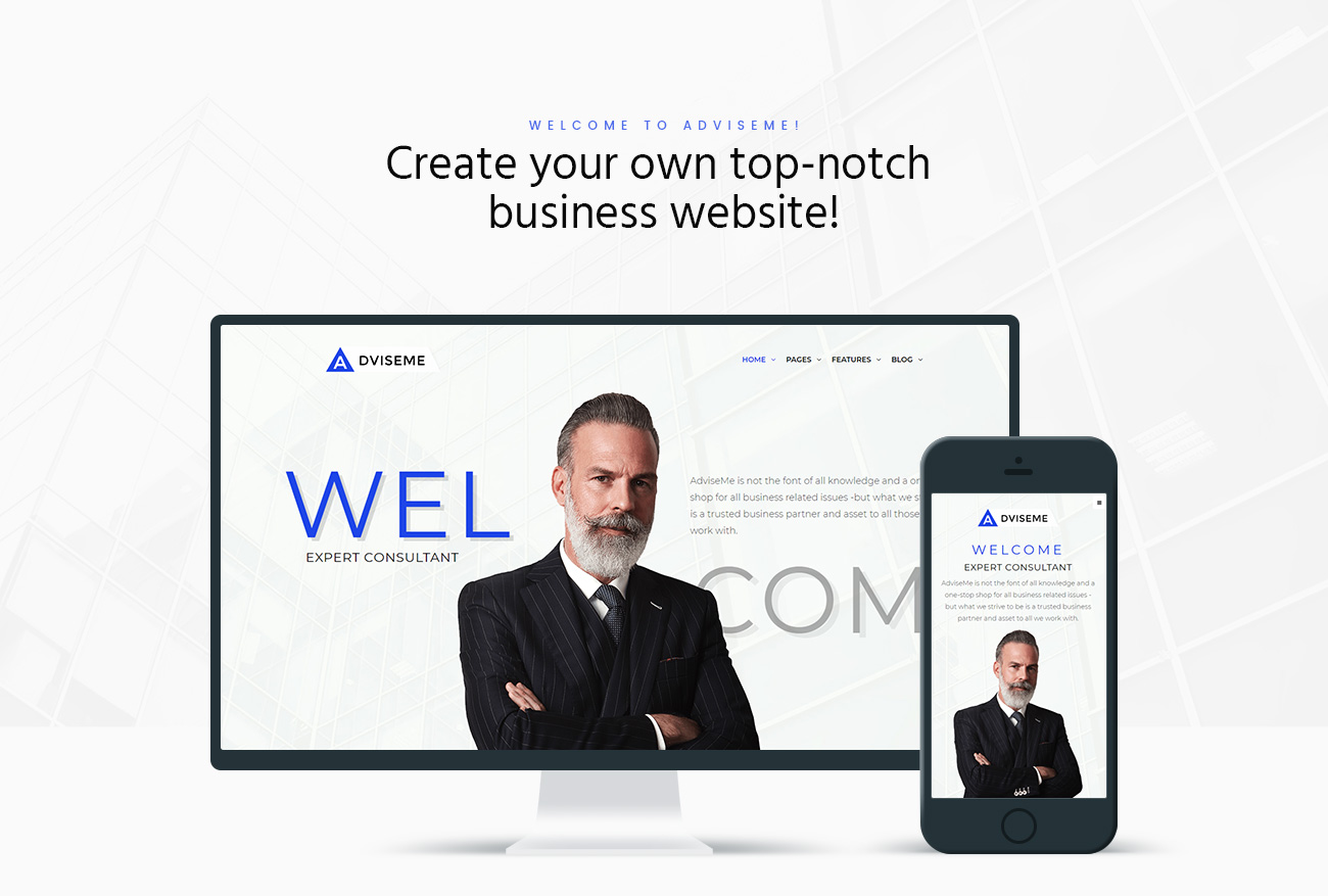 тема wordpress business advisor
