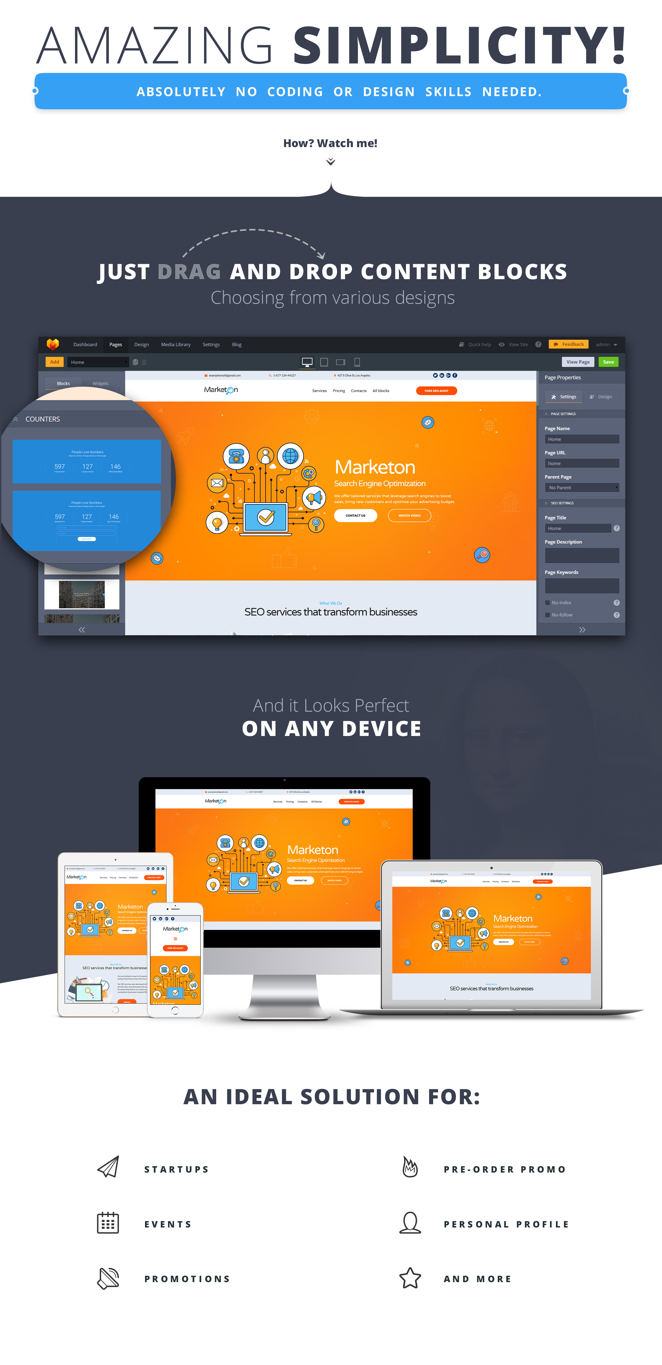 seo шаблон целевой страницы