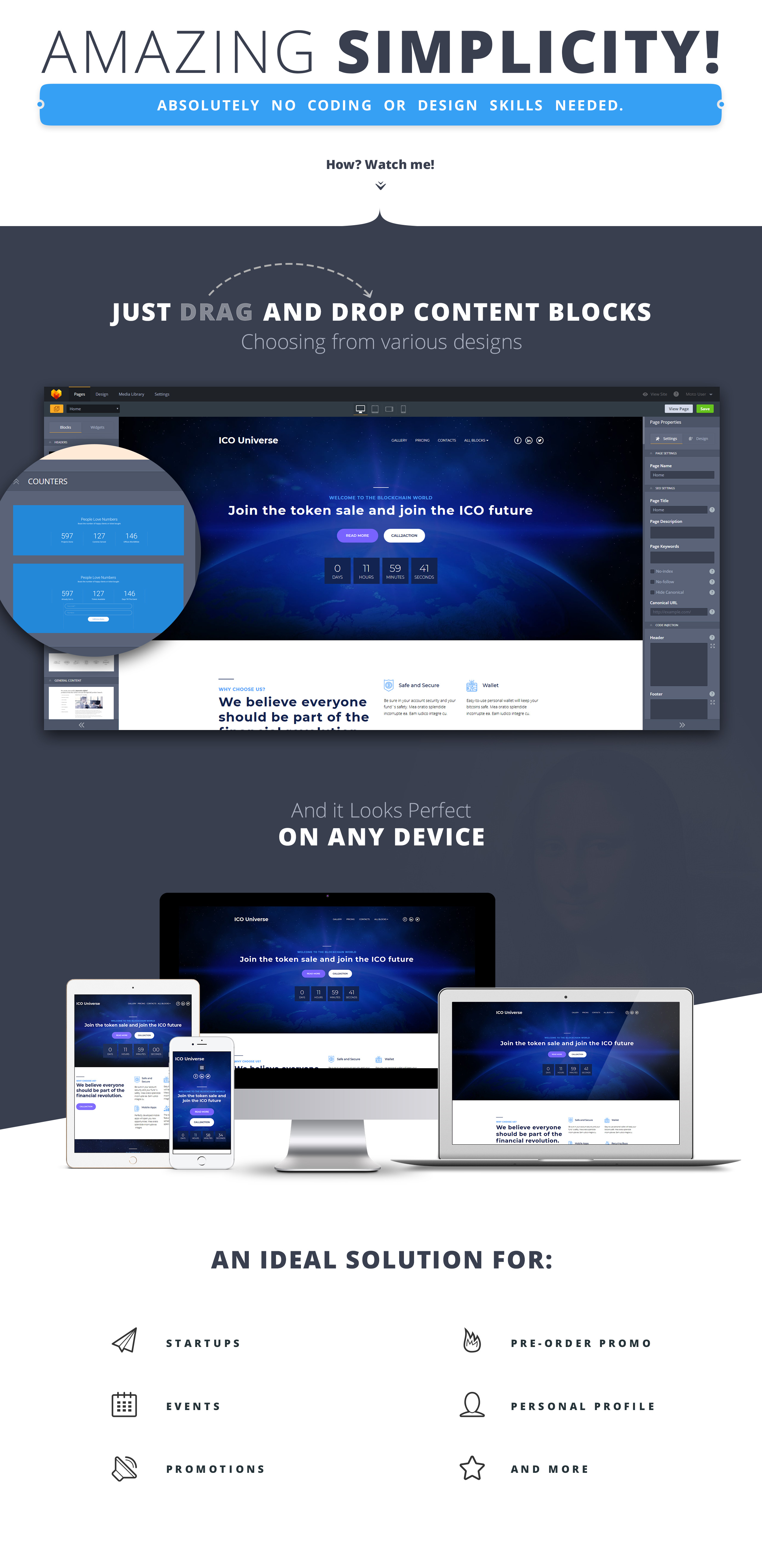биткойн криптовалюта motocms 3 шаблон целевой страницы