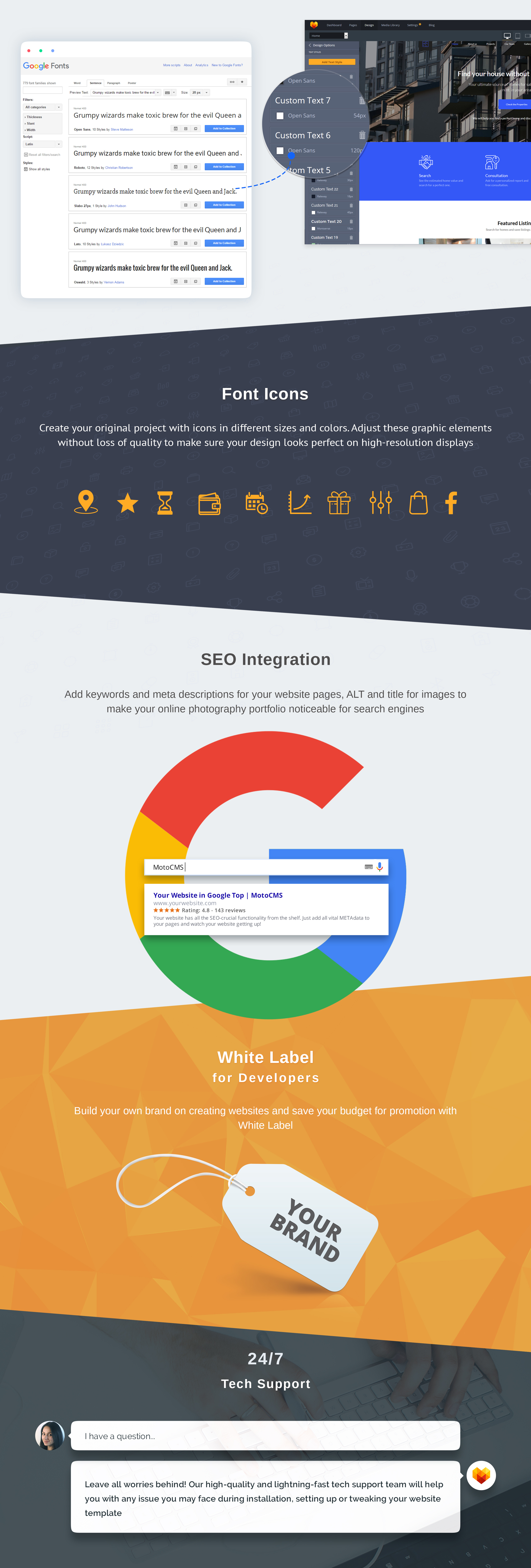 шаблон real estate moto cms 3