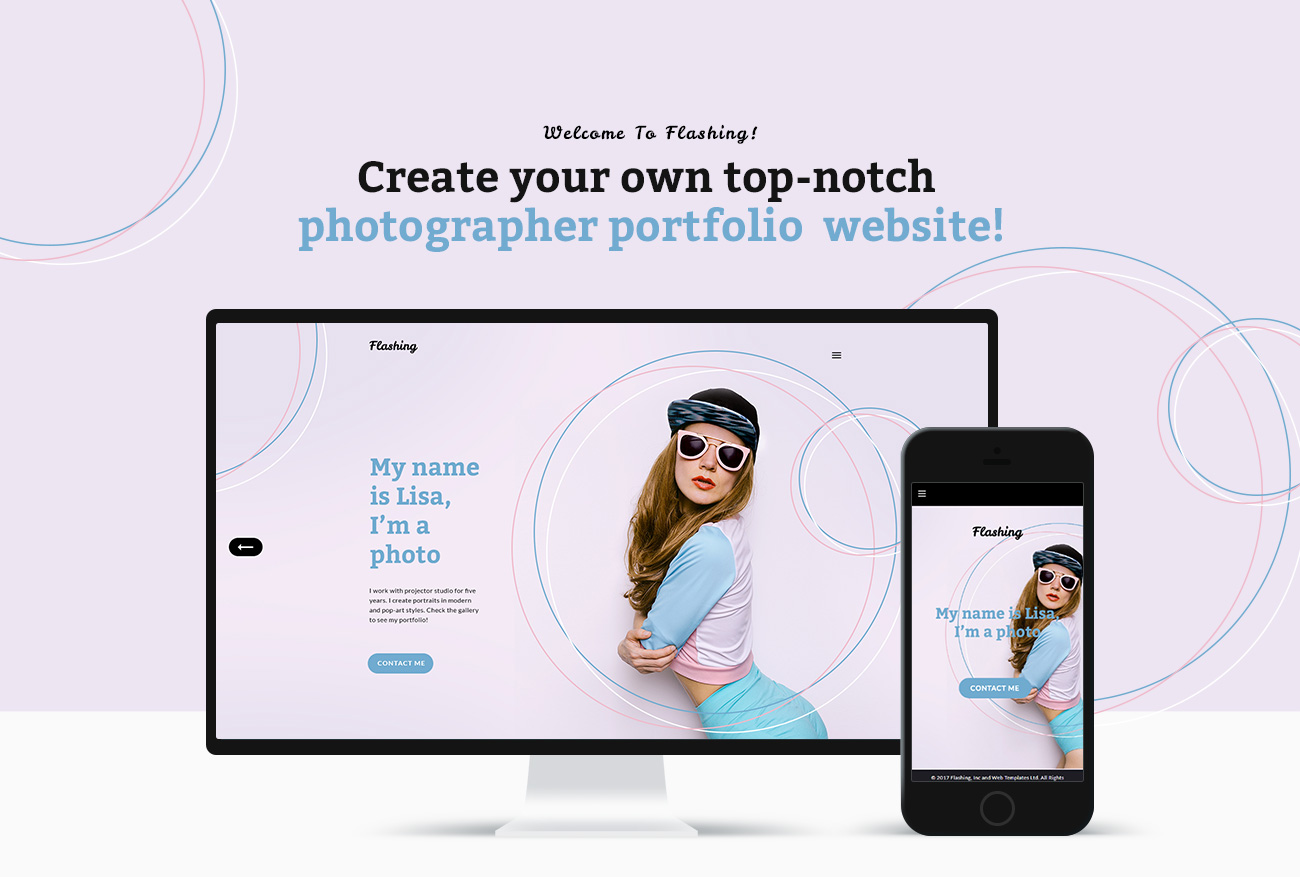 фотограф портфолио wordpress тема