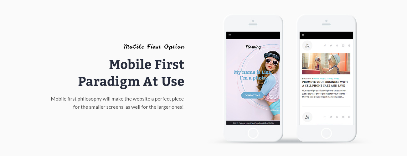 фотограф портфолио wordpress тема