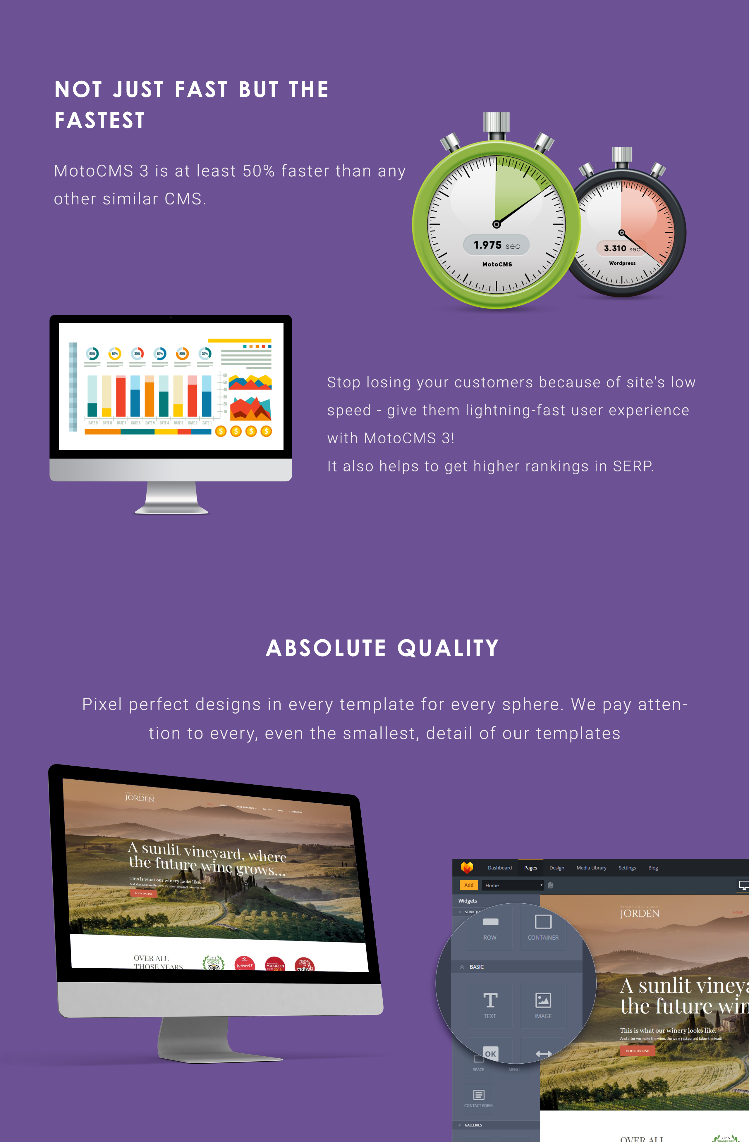 шаблон wine and winery moto cms 3