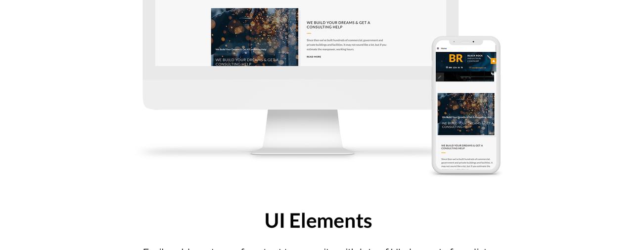 промышленная компания профессиональный шаблон parallax joomla