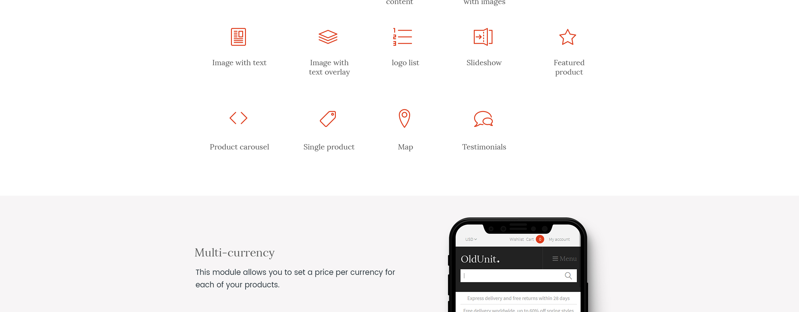 тема антикварного магазина shopify