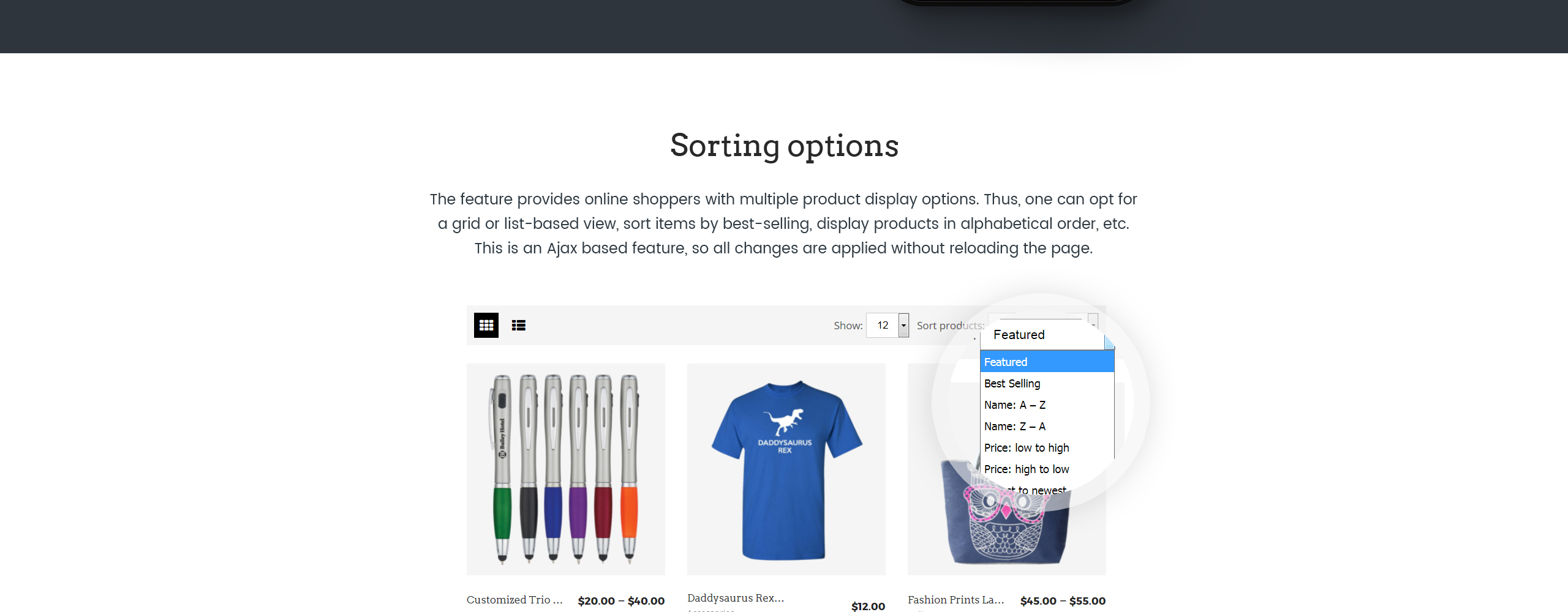 типография shopify тема