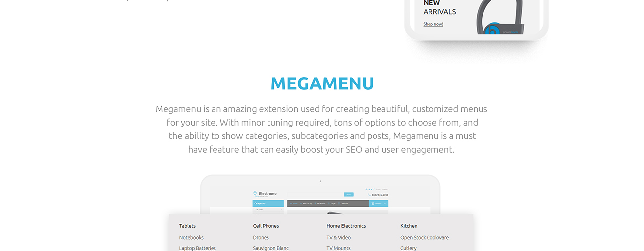 электронный интернет магазин opencart шаблон