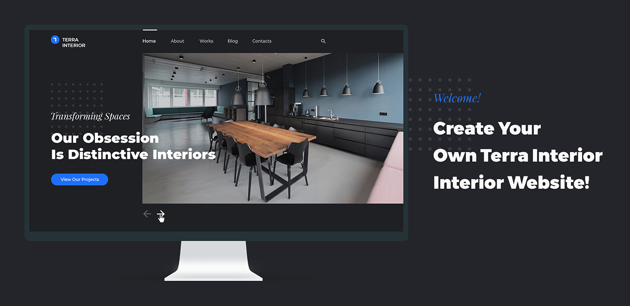 дизайн интерьера wordpress тема