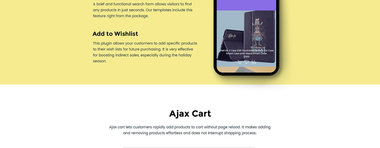 простой шаблон opencart служб печати