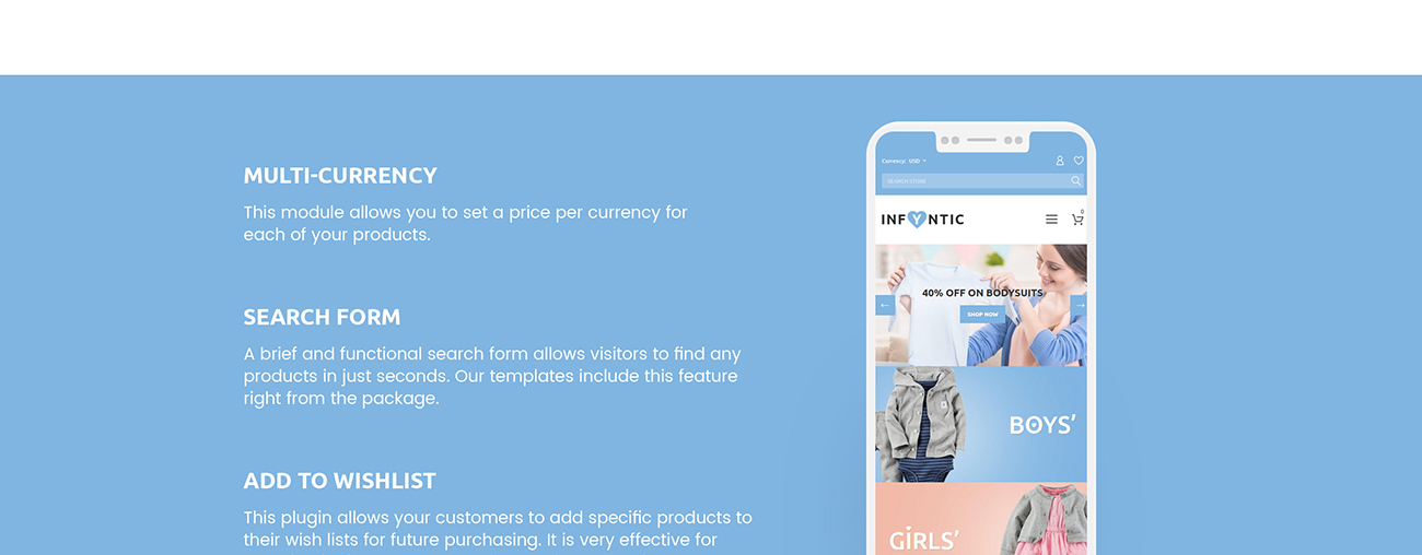 спокойный интернет магазин детской одежды тема shopify