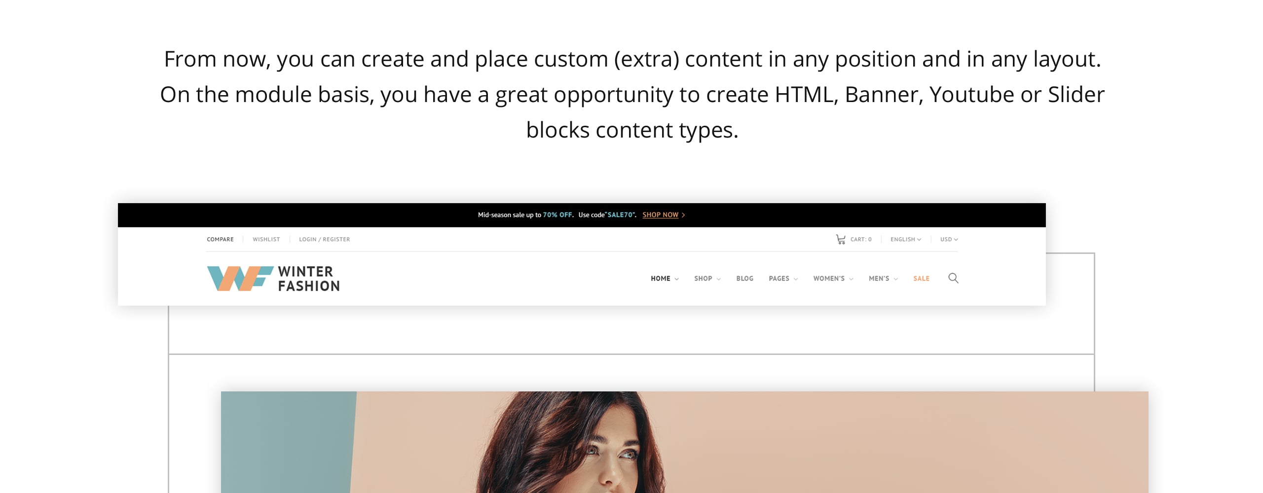 модная зимняя одежда prestashop theme