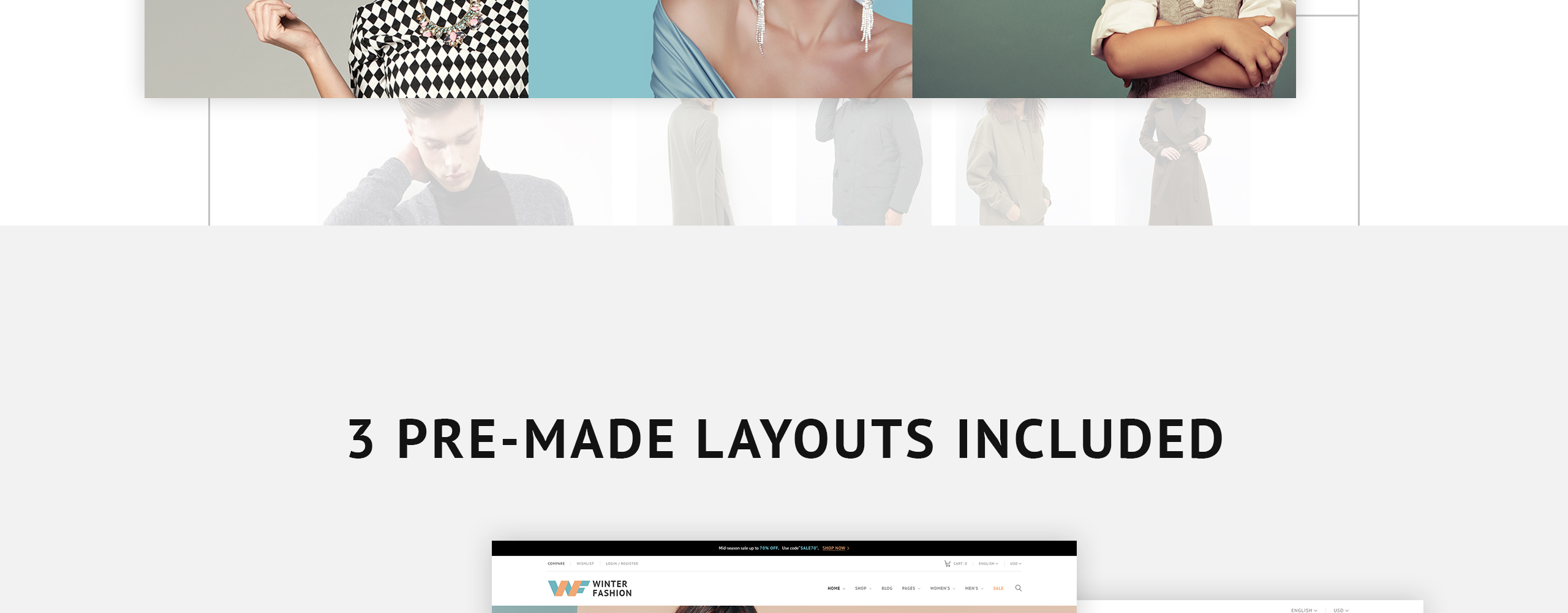 модная зимняя одежда prestashop theme