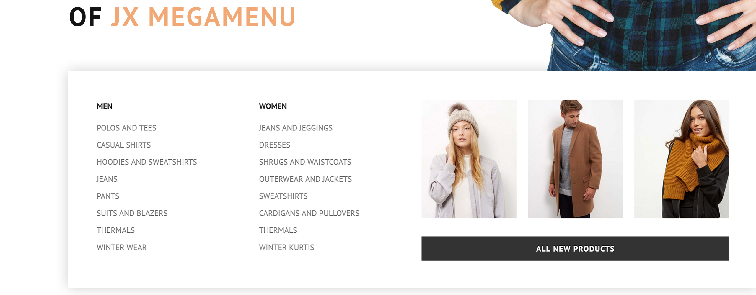 модная зимняя одежда prestashop theme