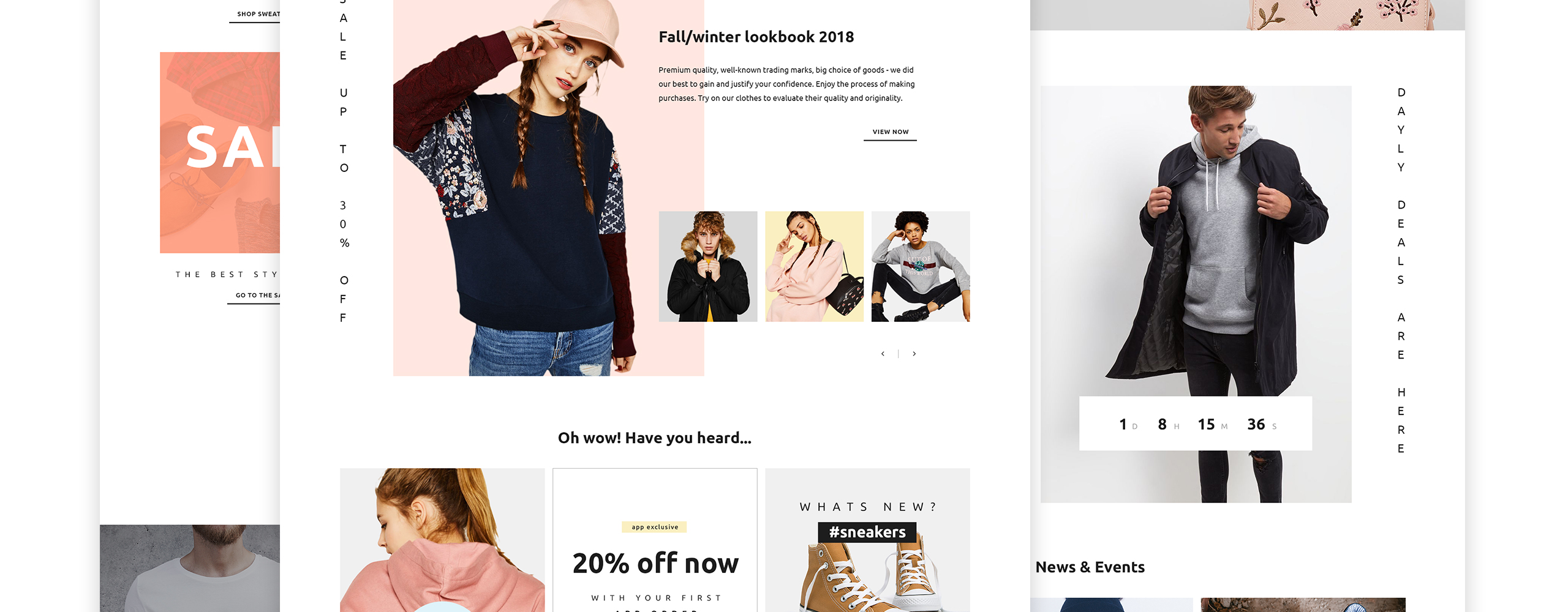 магазин одежды prestashop тема