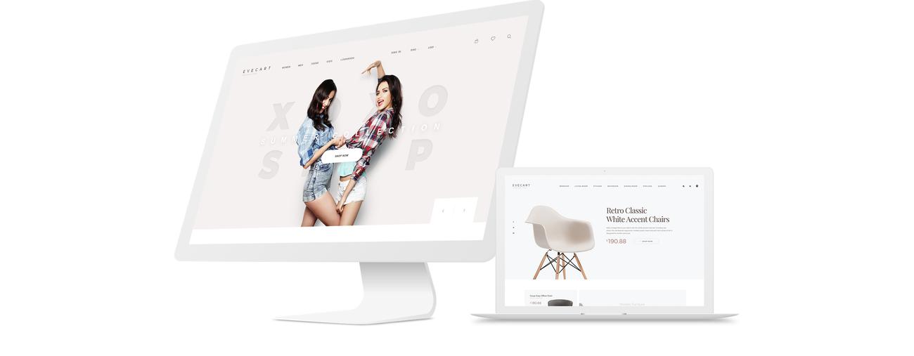 удивительный модный универсальный магазин opencart шаблон