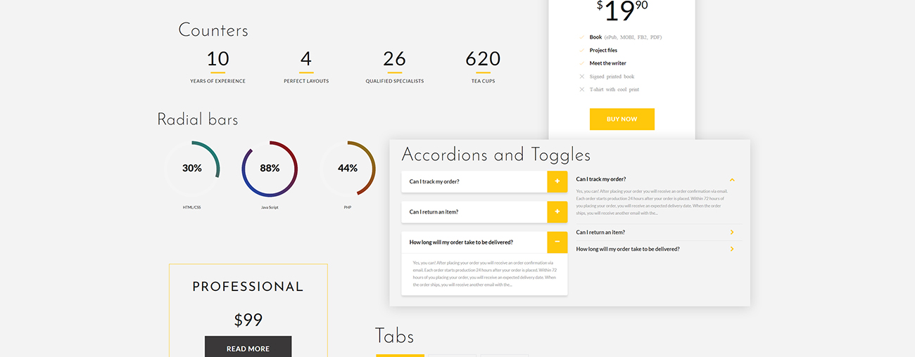 шаблон writer joomla