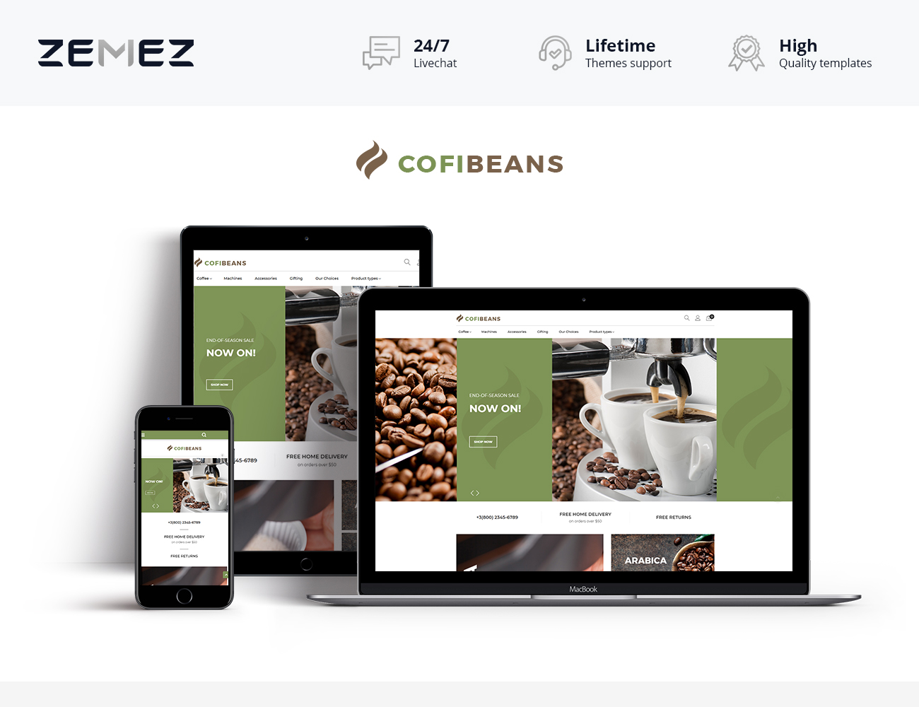 amp coffee shop magento theme