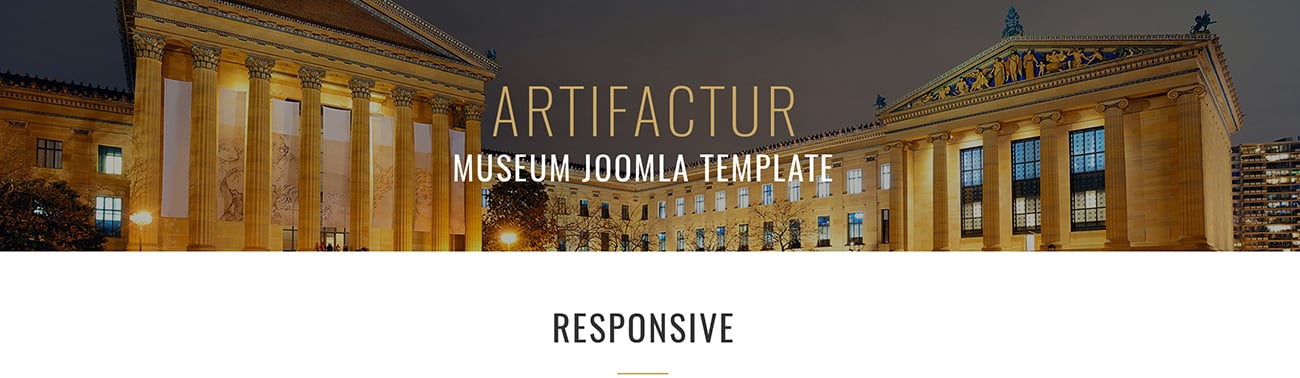 музей joomla шаблон