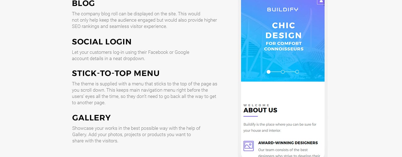 элегантный шаблон architecture &amp; design agensy joomla