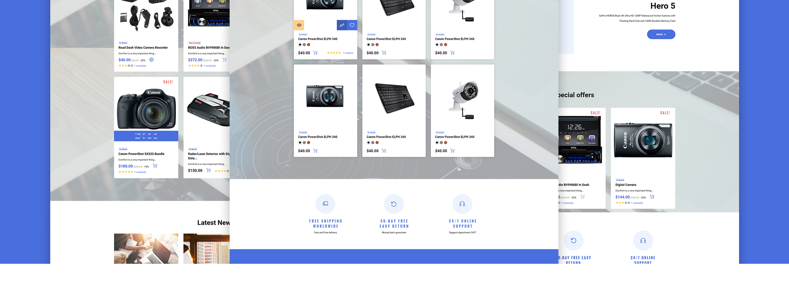магазин электроники prestashop тема