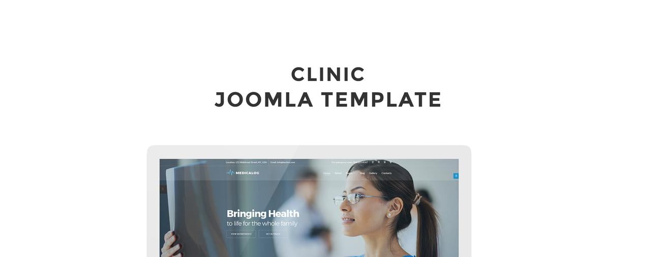 эффективный медицинский центр joomla шаблон