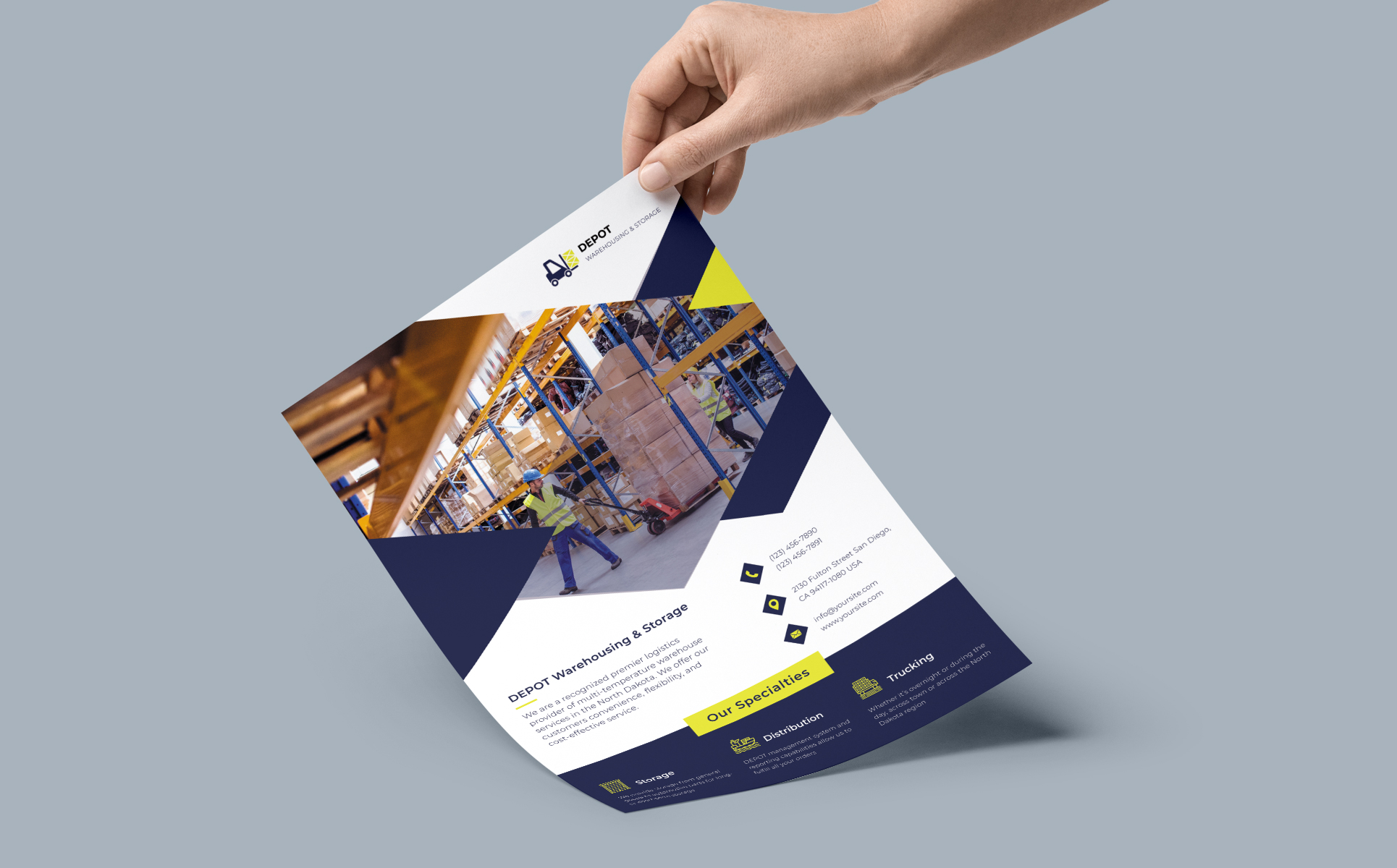 Download Фирменный стиль "Depot - Flyer - Corporate Identity Template" / Depot - Flyer - Corporate Identity Template - Фирменный стиль на тему графика flyer brochure design business printable print event company