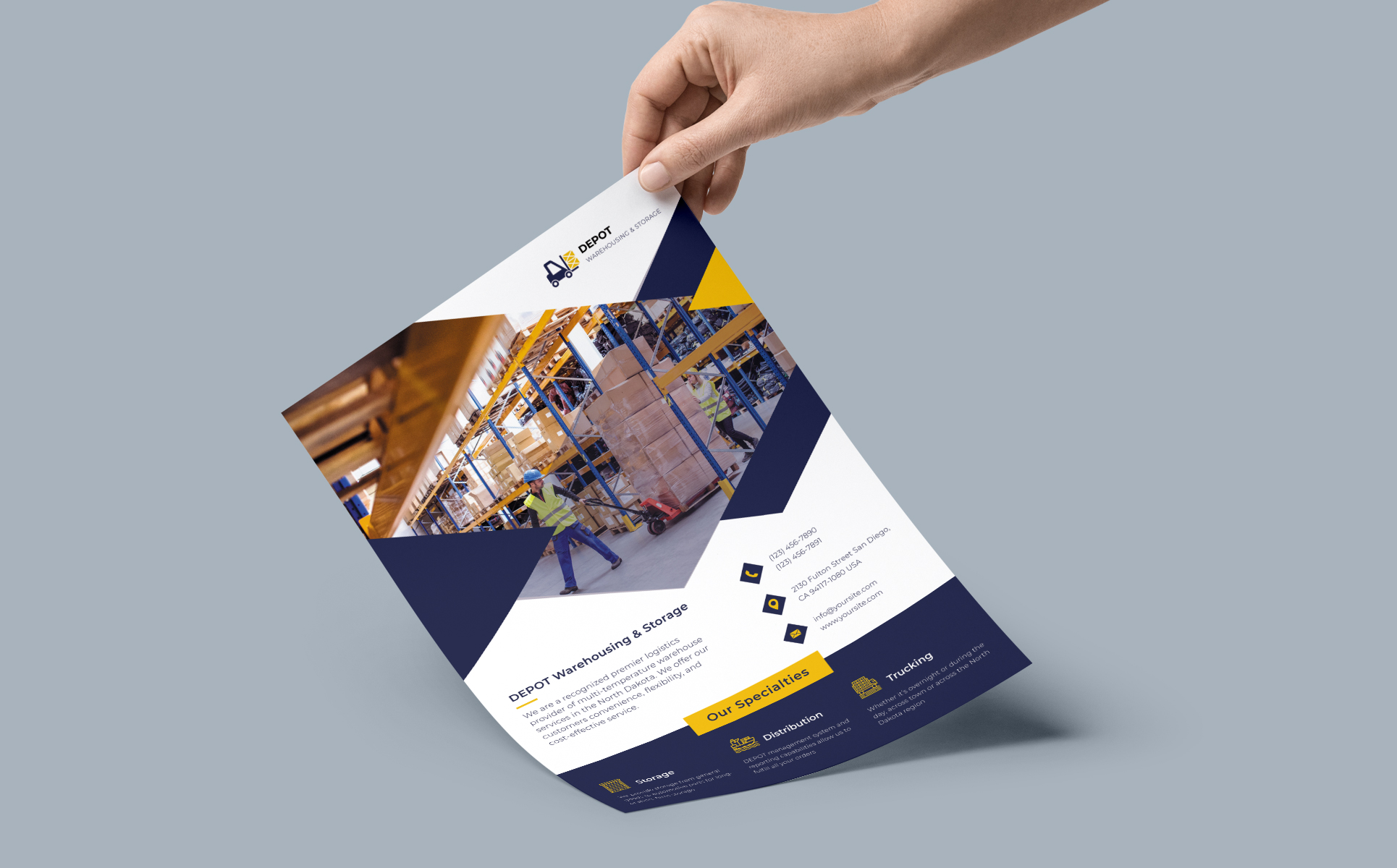Download Фирменный стиль "Depot - Flyer - Corporate Identity Template" / Depot - Flyer - Corporate Identity Template - Фирменный стиль на тему графика flyer brochure design business printable print event company
