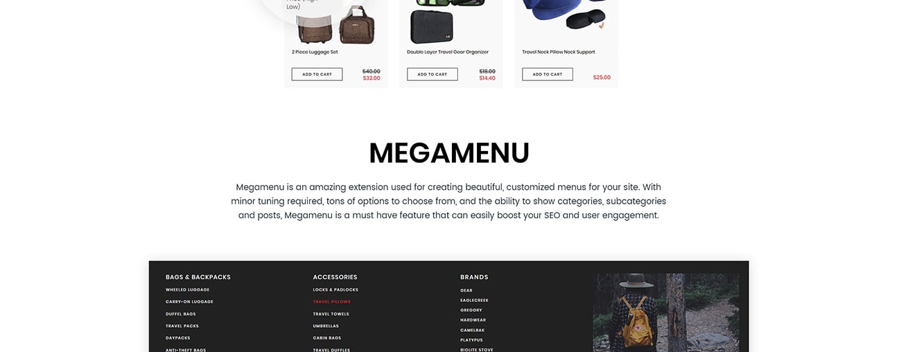 шаблон opencart travel store