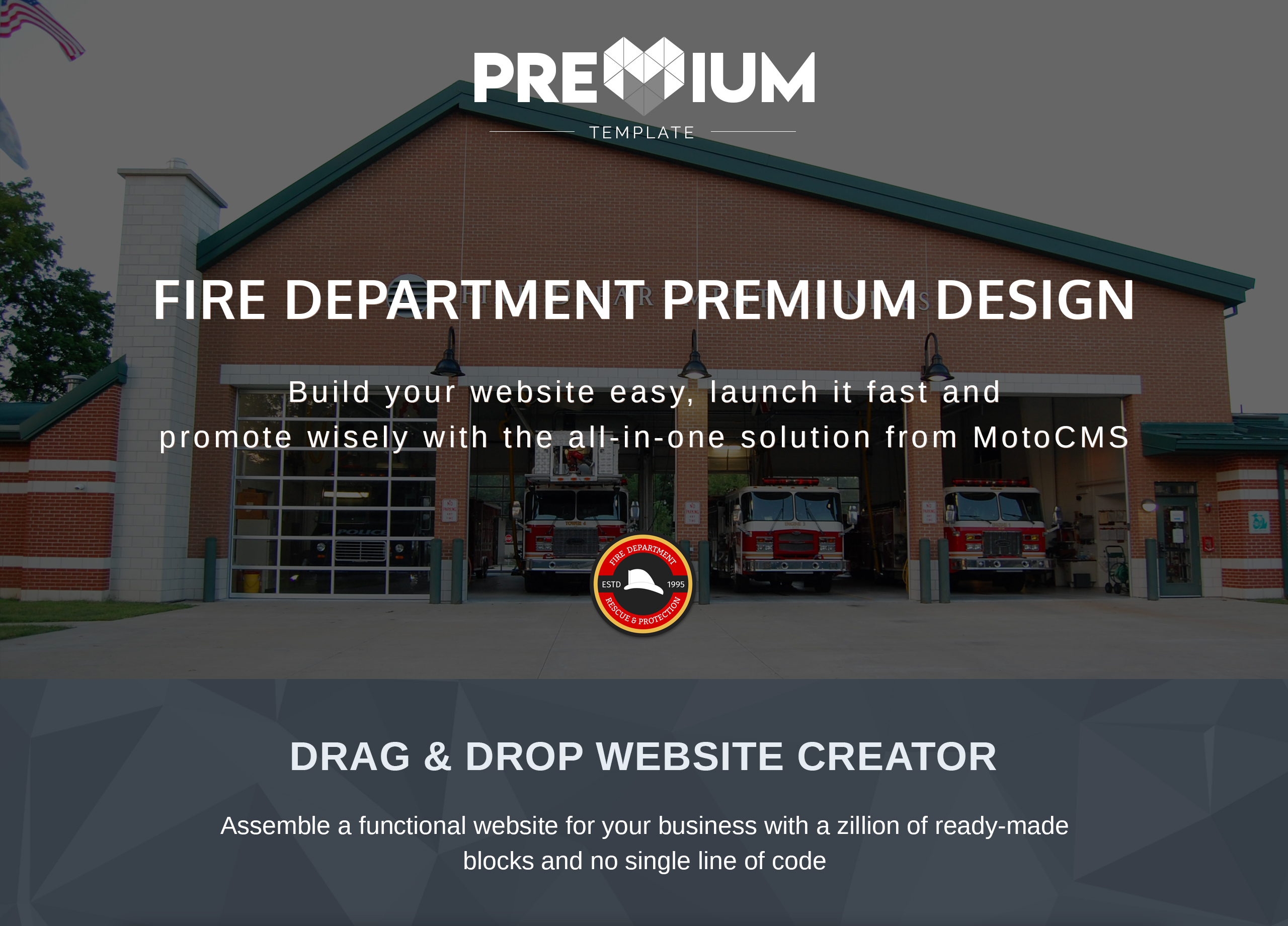 fire department premium moto cms 3 шаблон