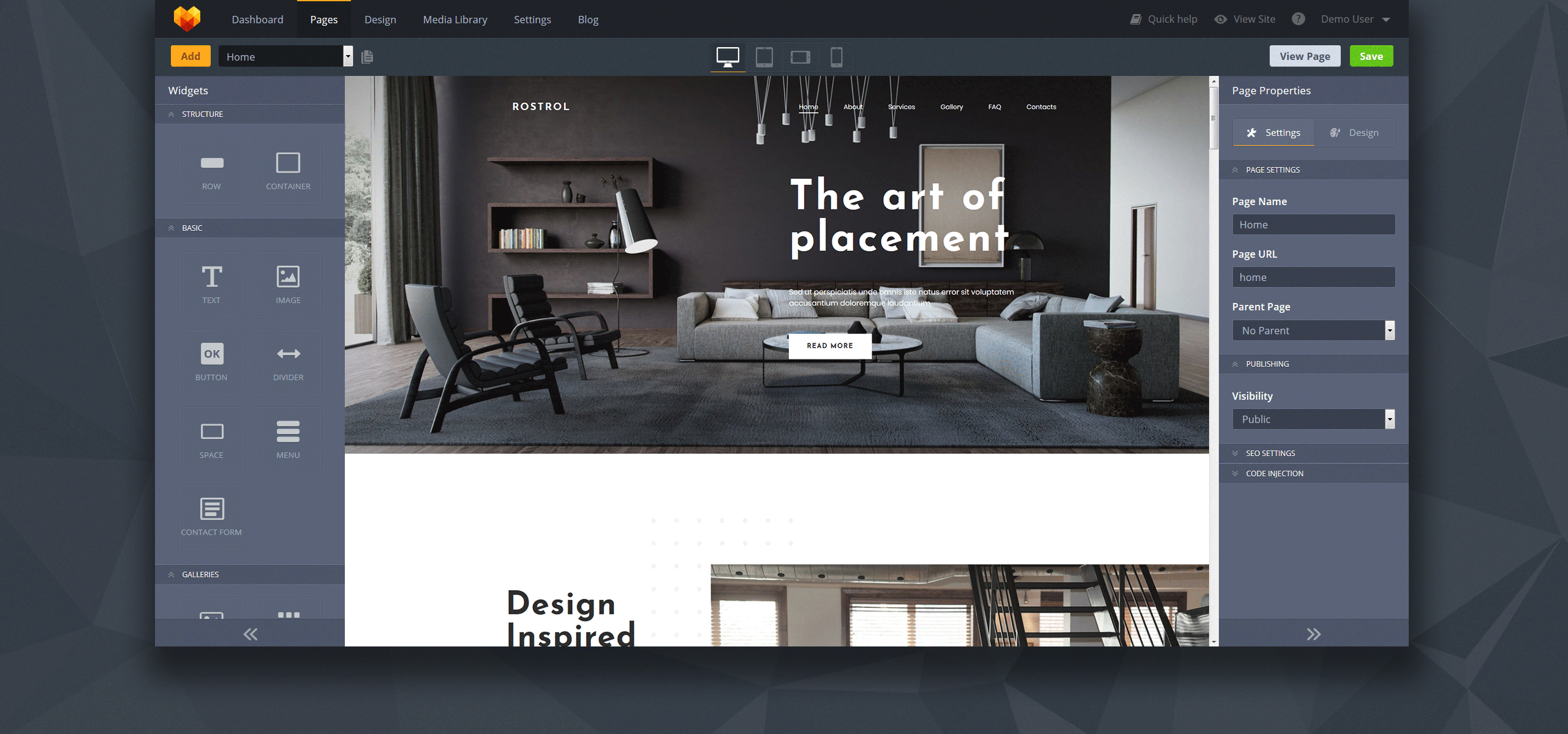 home decor premium moto cms 3 шаблон