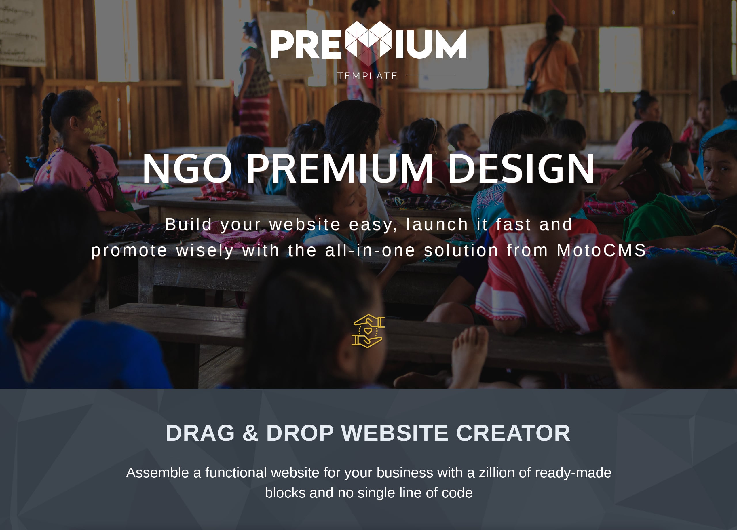 ngo premium moto cms 3 шаблон