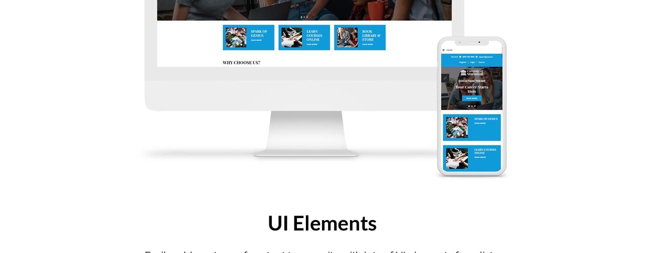 университетский адаптивный шаблон joomla