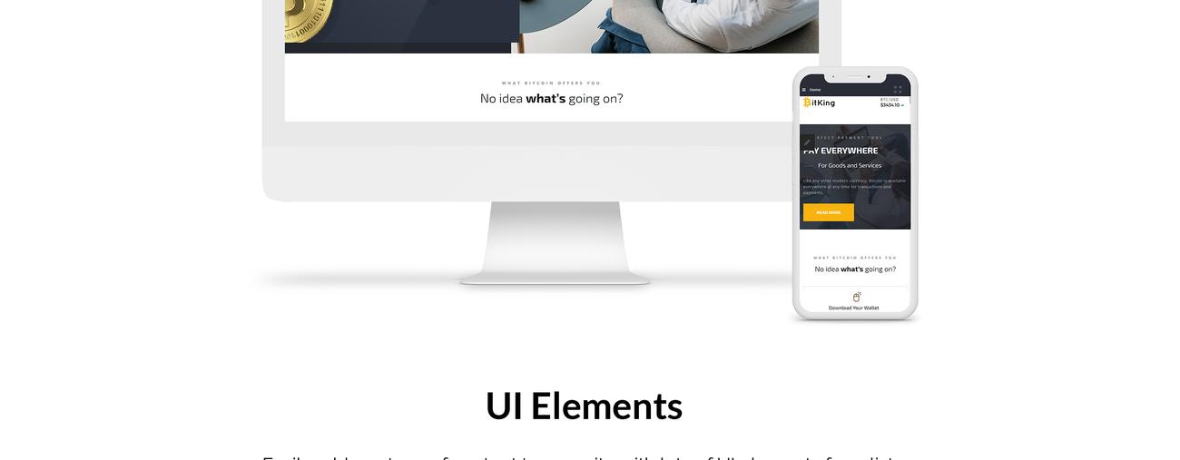 cryptocurrency creative joomla шаблон