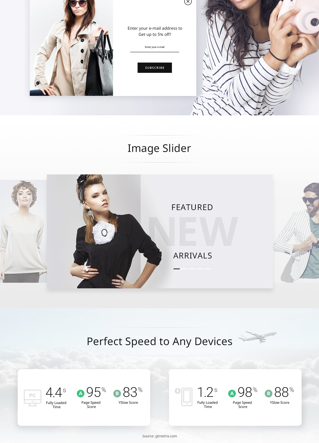 модный магазин magento theme