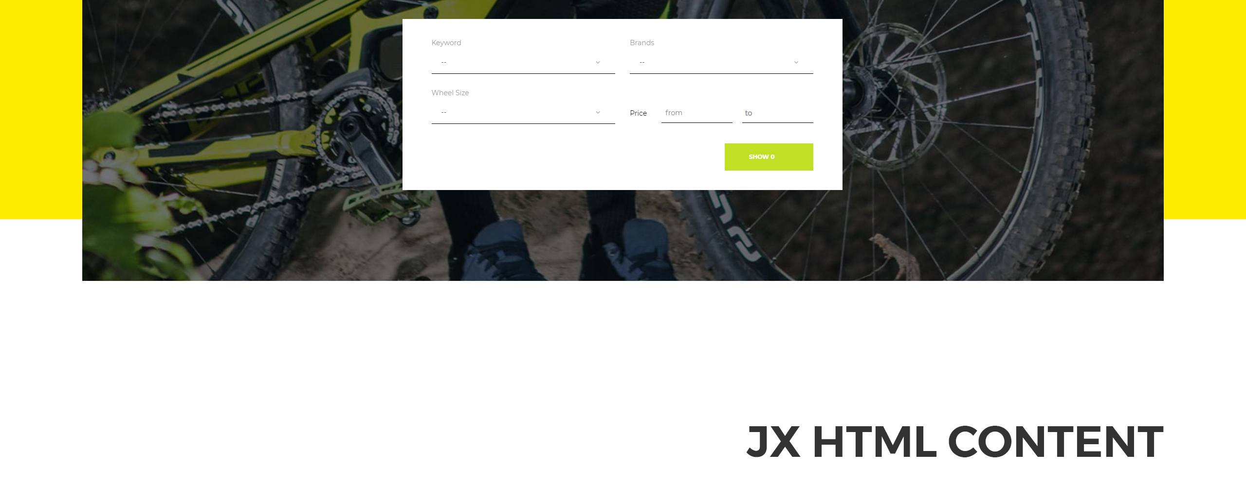 байк магазин prestashop тема