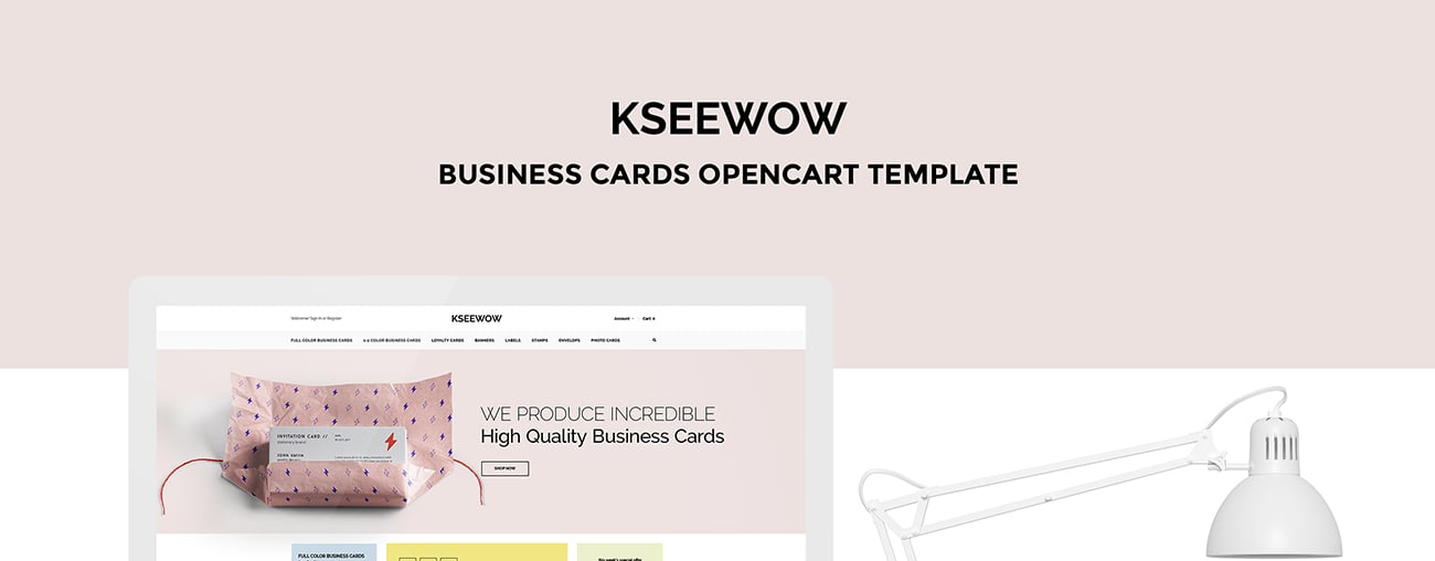 визитки шаблон opencart