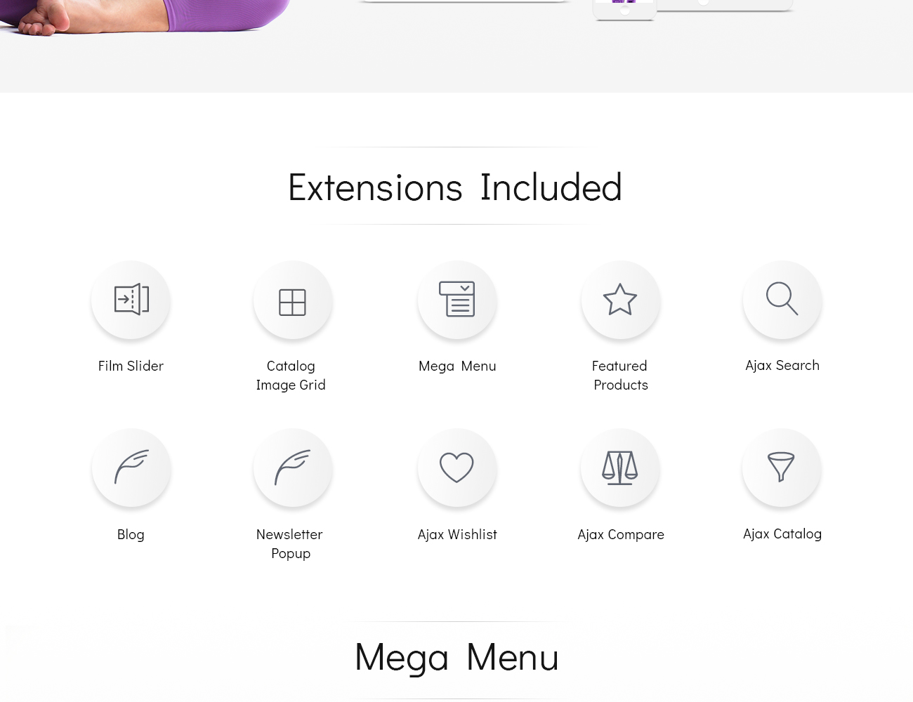 amp yoga store magento тема